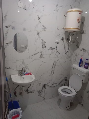 Bathroom in 1 BHK Builder Floor at Saket – for Rent