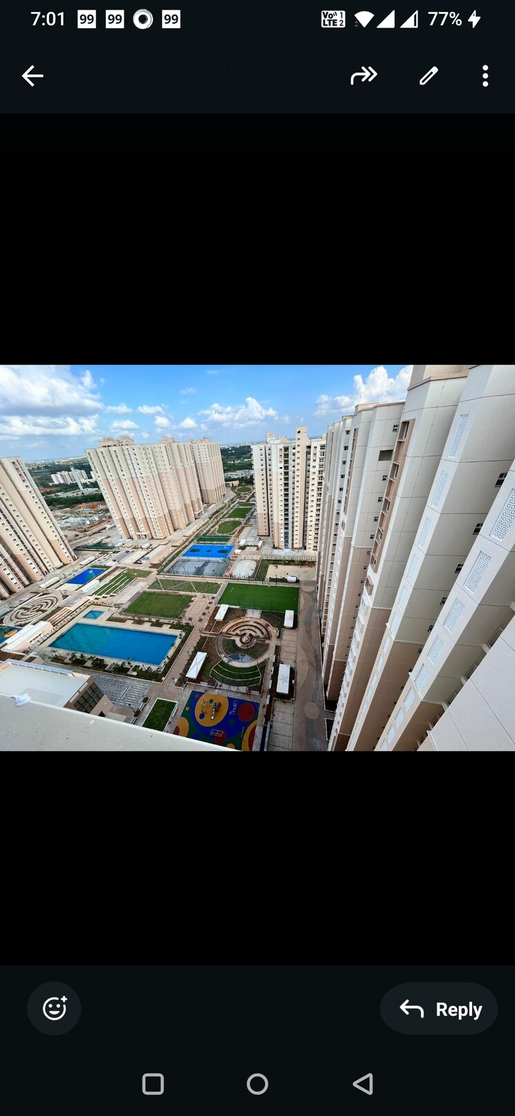 Exterior View, prestige-finsbury-park-hyde 2 Bedroom 960 Sq.Ft. Apartment In Bagaluru Bangalore 8545876