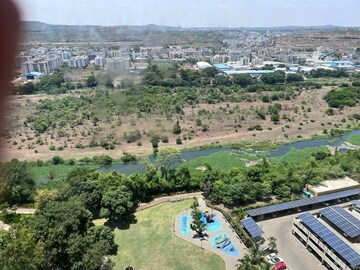 Balcony in 2.5 BHK Apartment at Magarpatta Nanded City Sargam, Sinhagad – for Sale