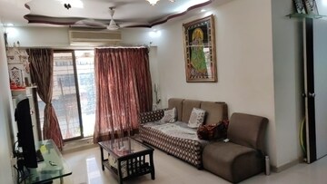 Living Room in 1 BHK Apartment at Raunak Bliss, Ghodbunder Road – for Rent