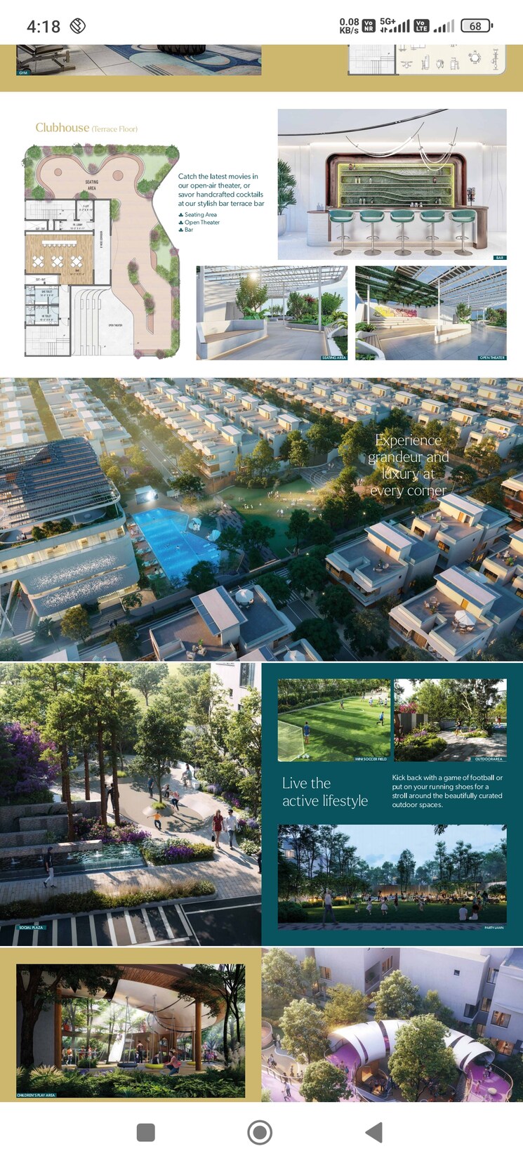 Master Plan, raghava-sage 4 Bedroom 5647 Sq.Ft. Villa In Kollur Hyderabad 8546384