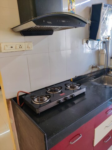 Kitchen in 2 BHK Apartment at Vertical Wisteria, Mundhwa – for Rent