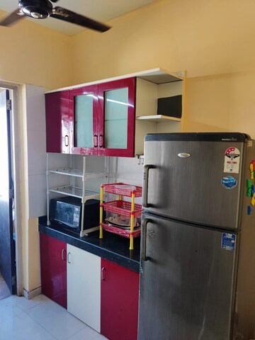 Kitchen in 2 BHK Apartment at Vertical Wisteria, Mundhwa – for Rent