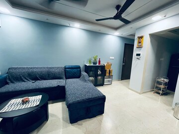 Living Room in 1 BHK Apartment at Dosti West County, Balkum Pada – for Rent
