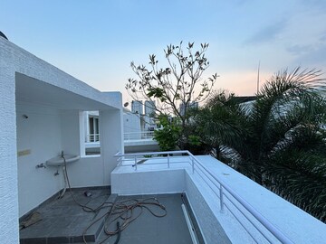 Balcony in 4 BHK Villa at Legend Chimes, Kokapet – for Rent