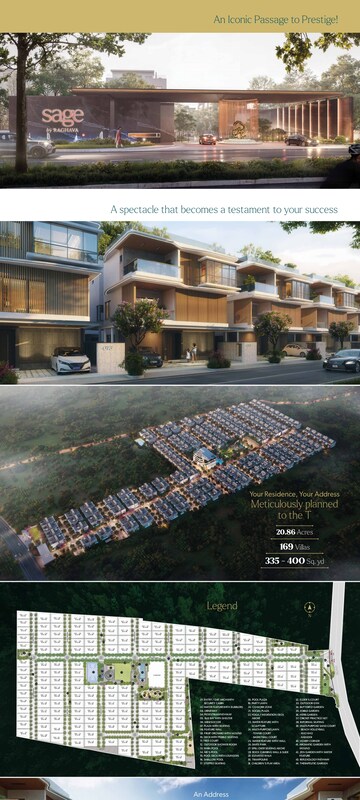 4 BHK Villa – Exterior View View at Raghava Sage, Kollur - for Sale