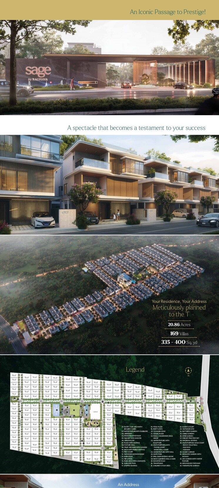 Exterior View, raghava-sage 4 Bedroom 6370 Sq.Ft. Villa In Kollur Hyderabad 8547181