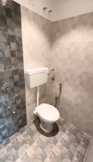 Bathroom in 1 BHK Apartment at Dynamic Crest, Shilphata – for Sale