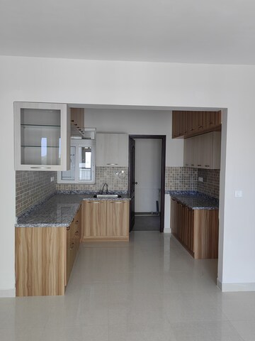 Kitchen in 3 BHK Apartment at SJR Blue Waters, Off Sarjapur Road – for Rent