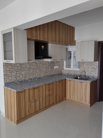 Kitchen in 3 BHK Apartment at SJR Blue Waters, Off Sarjapur Road – for Rent