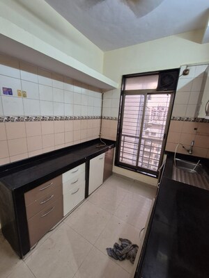 Kitchen in 2 BHK Apartment at Krishna Heights Ghansoli, Ghansoli – for Rent