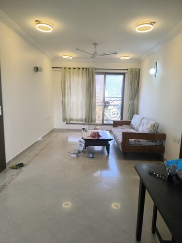 Living Room in 3 BHK Apartment at Raheja Acropolis, Deonar – for Rent