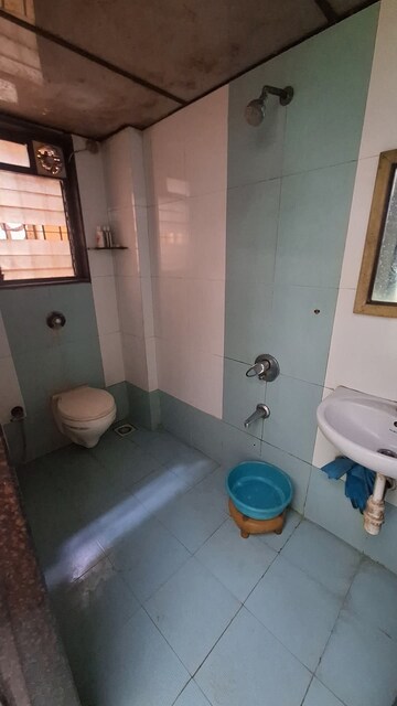 Bathroom in 2 BHK Apartment at Suyog CHS Goregaon West, Goregaon West – for Rent