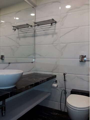 Bathroom in 3 BHK Apartment at Khar West – for Rent