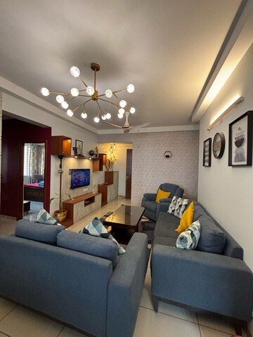 Living Room in 3 BHK Apartment at Prestige Royale Gardens, Gantiganahalli – for Rent