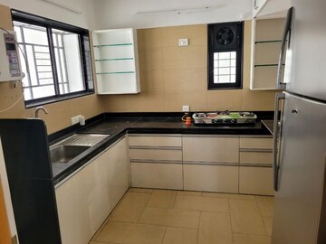 Kitchen in 3 BHK Apartment at Rohan 10 Kasturkunj, Ashok Nagar – for Rent
