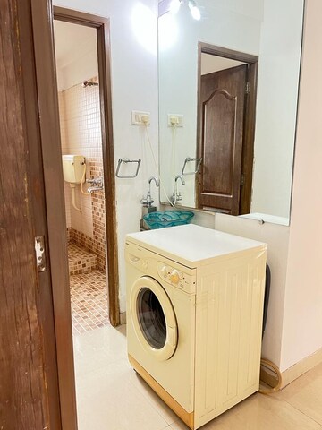Bathroom in 2 BHK Apartment at Miracle Heights, Kopar Khairane – for Rent