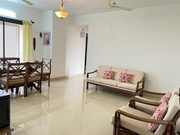 Living Room in 2 BHK Apartment at Miracle Heights, Kopar Khairane – for Rent