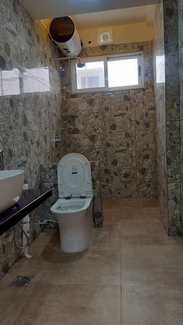 Bathroom in 3 BHK Builder Floor at Lahari Jublee hills, Jubilee Hills – for Rent