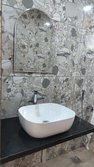 Bathroom in 3 BHK Builder Floor at Lahari Jublee hills, Jubilee Hills – for Rent