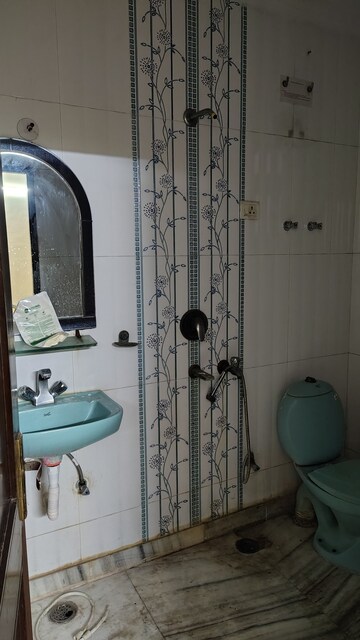 Bathroom in 3 BHK Independent House at RWA Apartments Sector 52, Sector 52 – for Rent