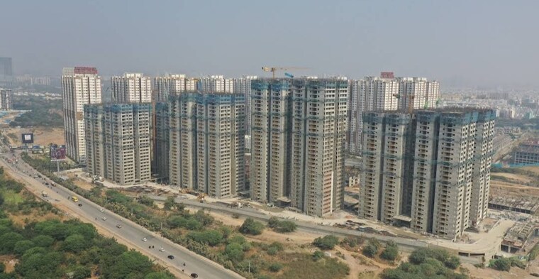 Exterior View, rajapushpa-provincia 3 Bedroom 2335 Sq.Ft. Apartment In Narsingi Hyderabad 8549496