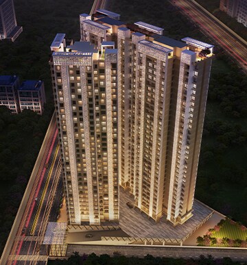 1 BHK Apartment – Exterior View View at Ashar Axis, Majiwada - for Rent