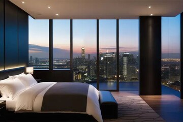 Bedroom in 5 BHK Apartment at Kalpataru One, Lower Parel – for Sale