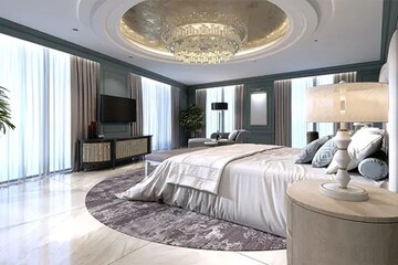 Bedroom in 5 BHK Apartment at Kalpataru One, Lower Parel – for Sale