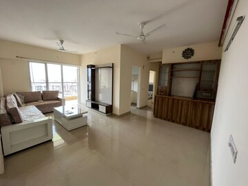 Living Room in 2.5 BHK Apartment at JKG Palm Resort, Raj Nagar Extension – for Rent