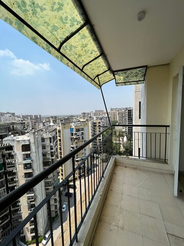 Balcony in 2.5 BHK Apartment at JKG Palm Resort, Raj Nagar Extension – for Rent