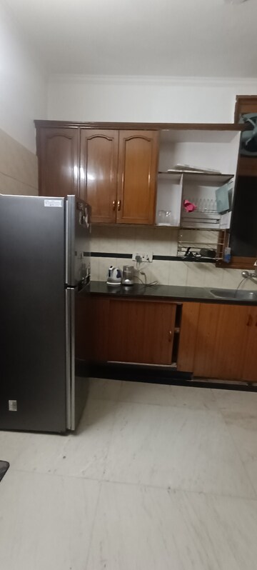 Kitchen in 3.5 BHK Builder Floor at Pamposh Enclave – for Rent