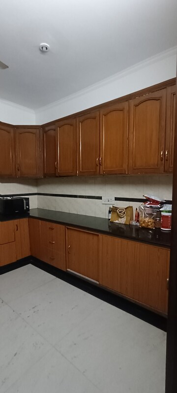 Kitchen in 3.5 BHK Builder Floor at Pamposh Enclave – for Rent