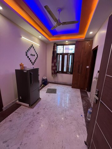 Living Room in 2 BHK Builder Floor at Palm Residency Chhatarpur, Chattarpur – for Rent
