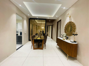 Living Room in 3 BHK Apartment at Allwin El Spazia, Nagla Road – for Sale