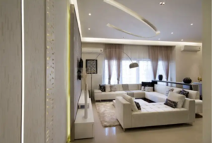 Building Lobby in 4 BHK Apartment at Sushma Chandigarh Grande, Ghazipur – for Sale