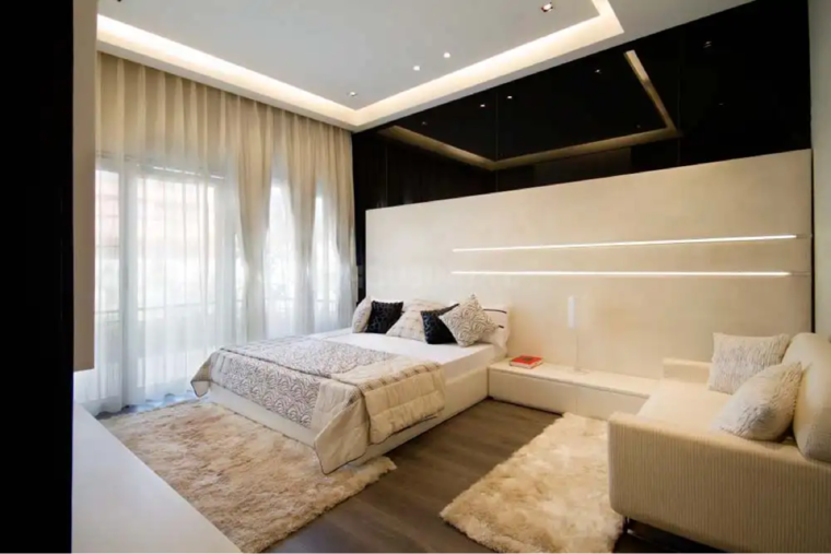 Bedroom, sushma-chandigarh-grande 4 Bedroom 2250 Sq.Ft. Apartment In Ghazipur Zirakpur 8549696