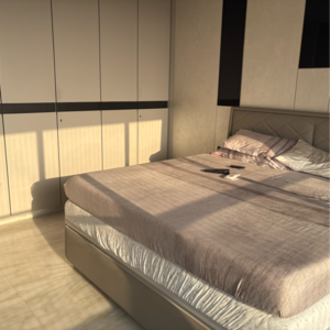 Bedroom in 4 BHK Apartment at Kalpataru Radiance, Motilal Nagar – for Sale