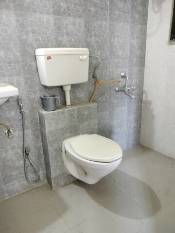Bathroom in 1 BHK Apartment at Keytech Ashok Smruti, Ghodbunder Road – for Rent