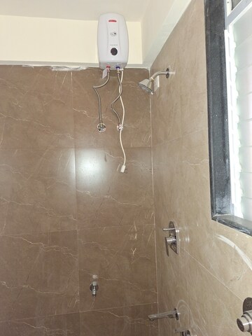 Bathroom in 1 BHK Apartment at Mahavir Kalpavruksha, Ghodbunder Road – for Rent