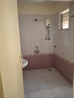 Bathroom in 1 BHK Apartment at Soham Parijat Gardens, Ghodbunder Road – for Sale