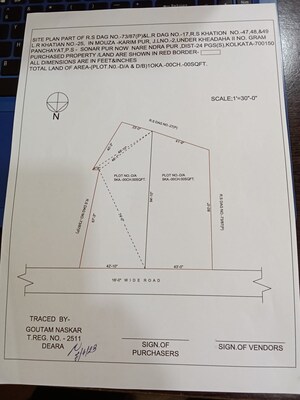  Plot – Map Location View at Anandapur - for Sale