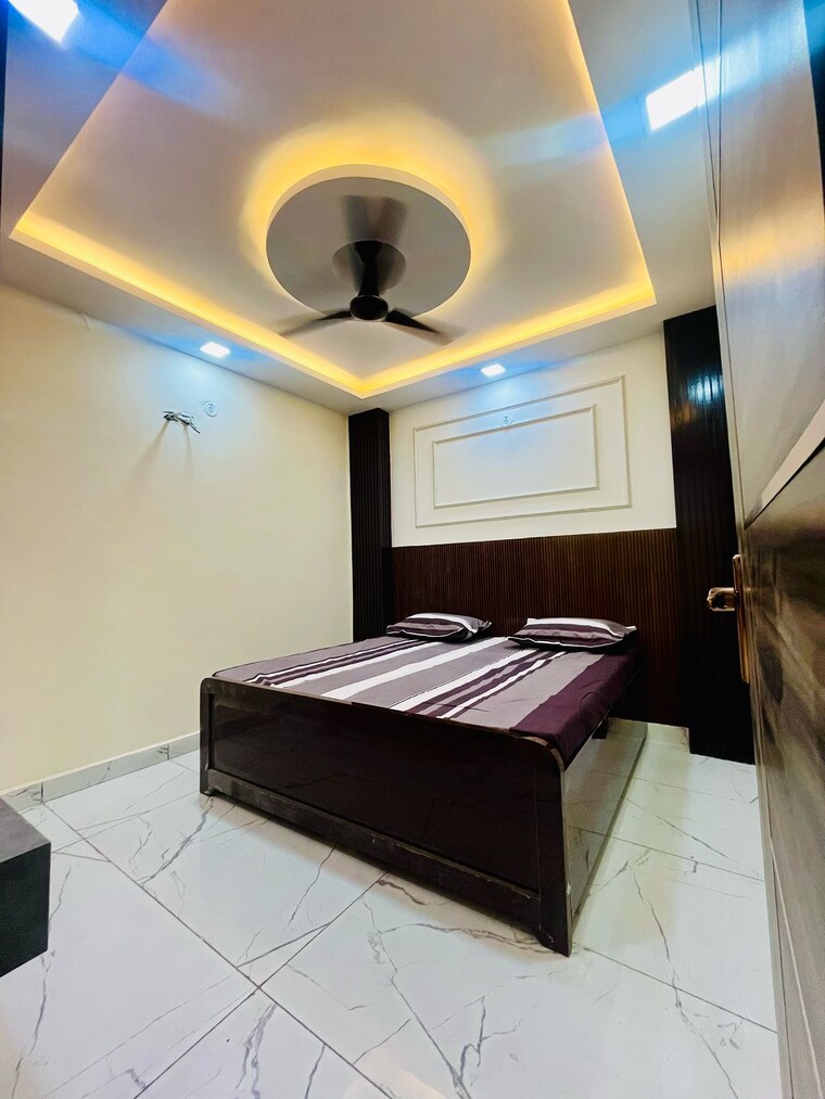 Bedroom, dwarka mor 2 Bedroom 630 Sq.Ft. Builder Floor In Dwarka Mor Delhi 8550082