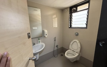 Bathroom in Office Space at Pinnacle Business Park, Andheri East – for Rent