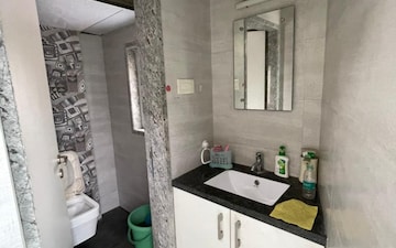 Bathroom in Office Space at Pinnacle Business Park, Andheri East – for Rent