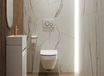 Bathroom in  Office Space at Omkar The Summit Business Bay, Andheri East – for Rent