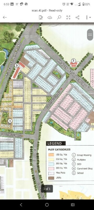  Plot – Map Location View at Altus Muirwood Ecocity, North Kharar - for Sale