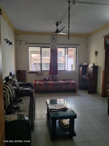 Living Room in 3 BHK Apartment at SRK Shivtirtha, Kothrud – for Rent