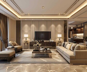 Living Room in 3 BHK Builder Floor at ROF Pravasa, Sector 88a – for Sale
