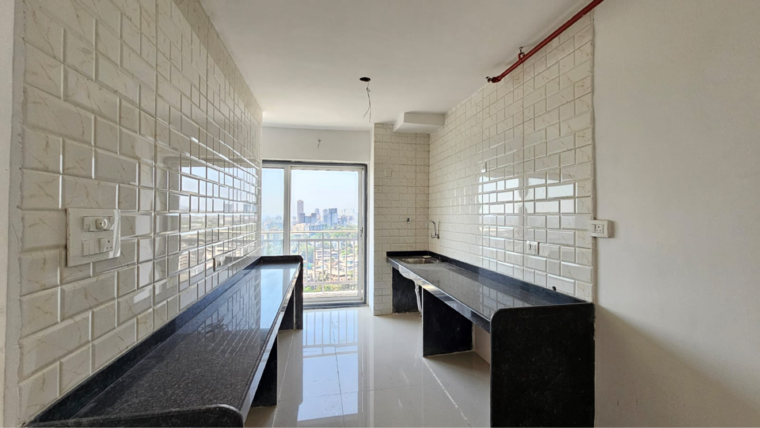 Kitchen, mutha-sai-nirvana 2 Bedroom 1085 Sq.Ft. Apartment In Parnaka Thane 8550453